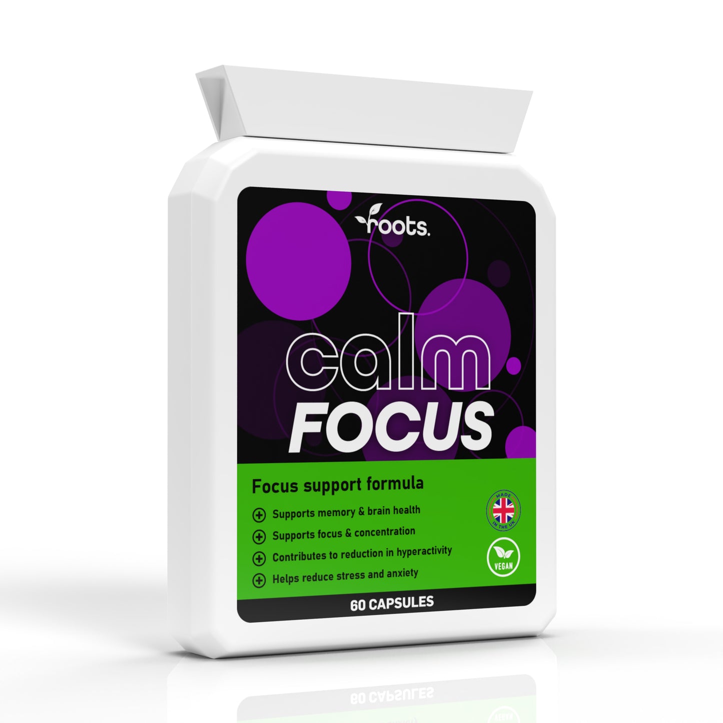 Calm Focus ADHD Supplement - 1 Month Supply